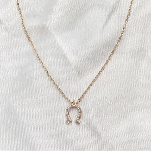lucky horseshoe necklace - Picture 2 of 3